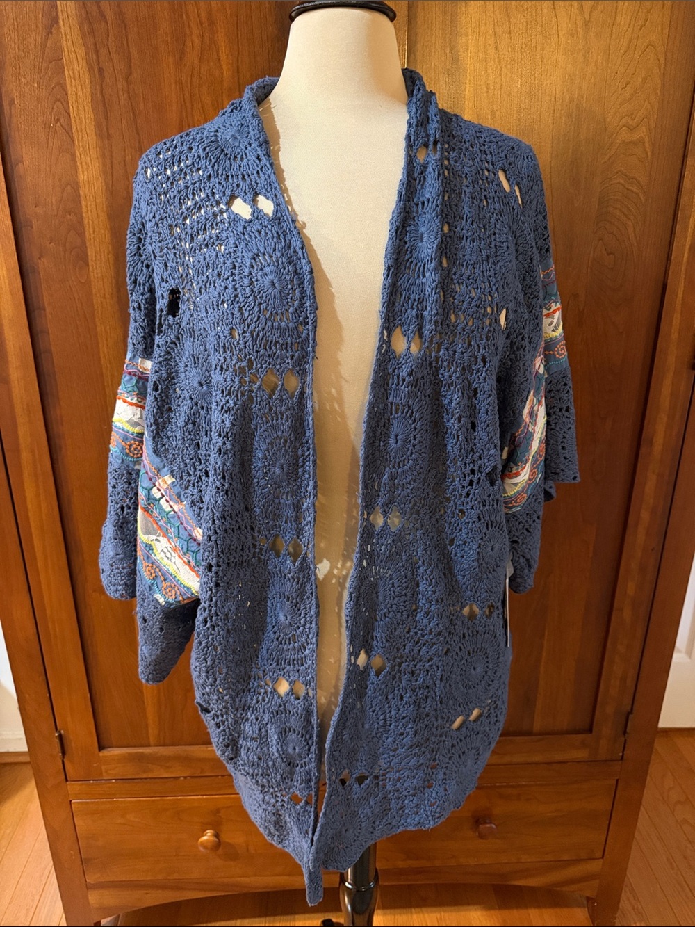 NWT Free People Holi Crochet Kimono - Picture 3 of 8